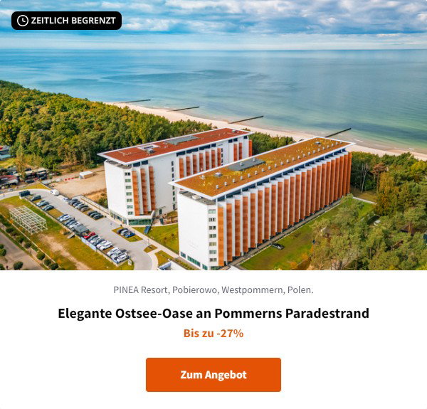 Elegante Ostsee-Oase an Pommerns Paradestrand
