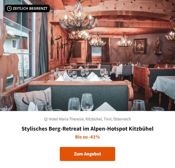 Stylisches Berg-Retreat im Alpen-Hotspot Kitzbühel