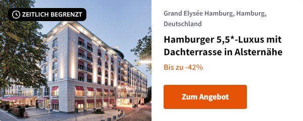 Hamburger 5,5*-Luxus mit Dachterrasse in Alsternähe
