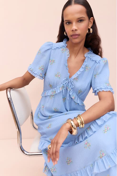 Lyra Silk Blend Dress