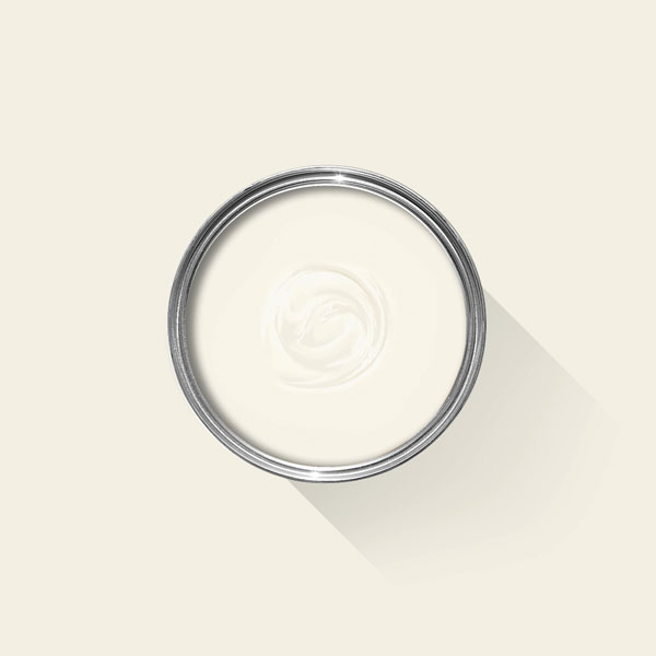 A photo looking down on a Farrow & Ball tin filled with Pointing
