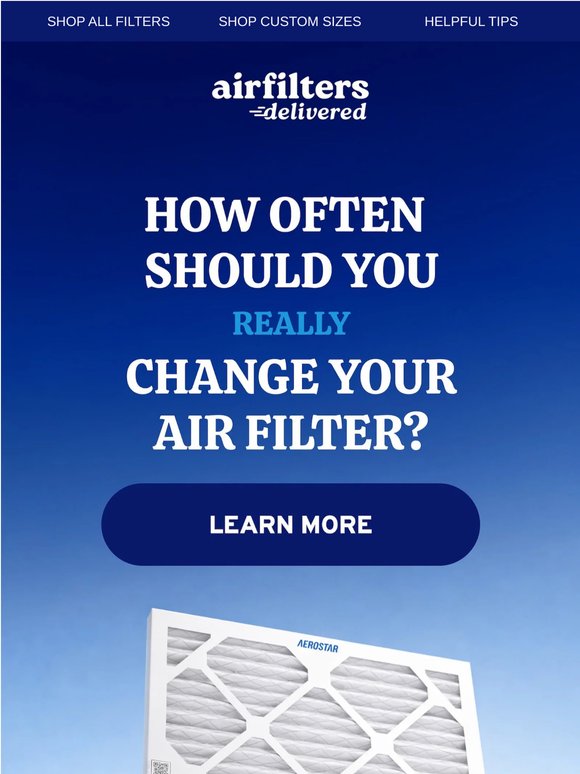 How Often Should You Really Change Your Air Filter?