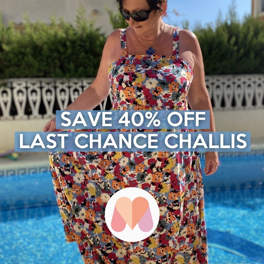 Save 40% off challis fabric