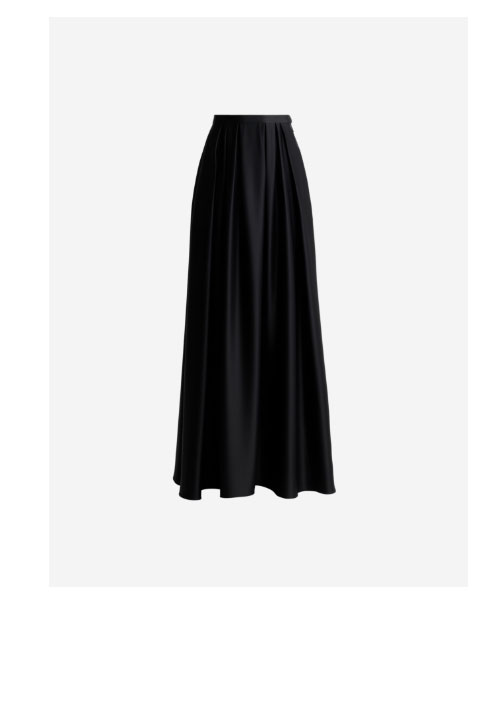 Bethany Skirt In Liquid Satin