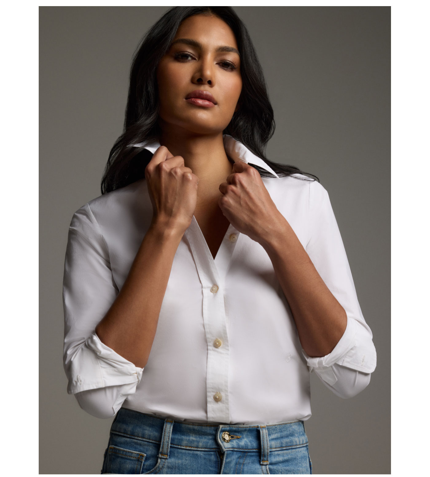 Melissa Blouse In Stretch Poplin