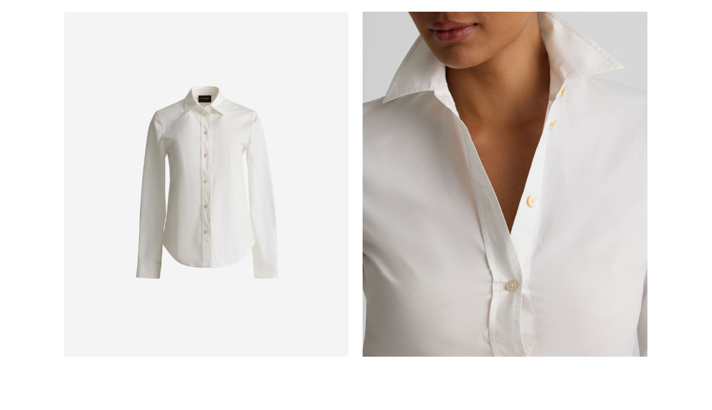 Melissa Blouse In Stretch Poplin
