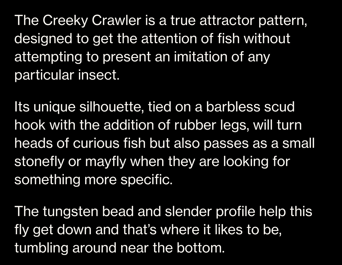 About the creeky crawler 