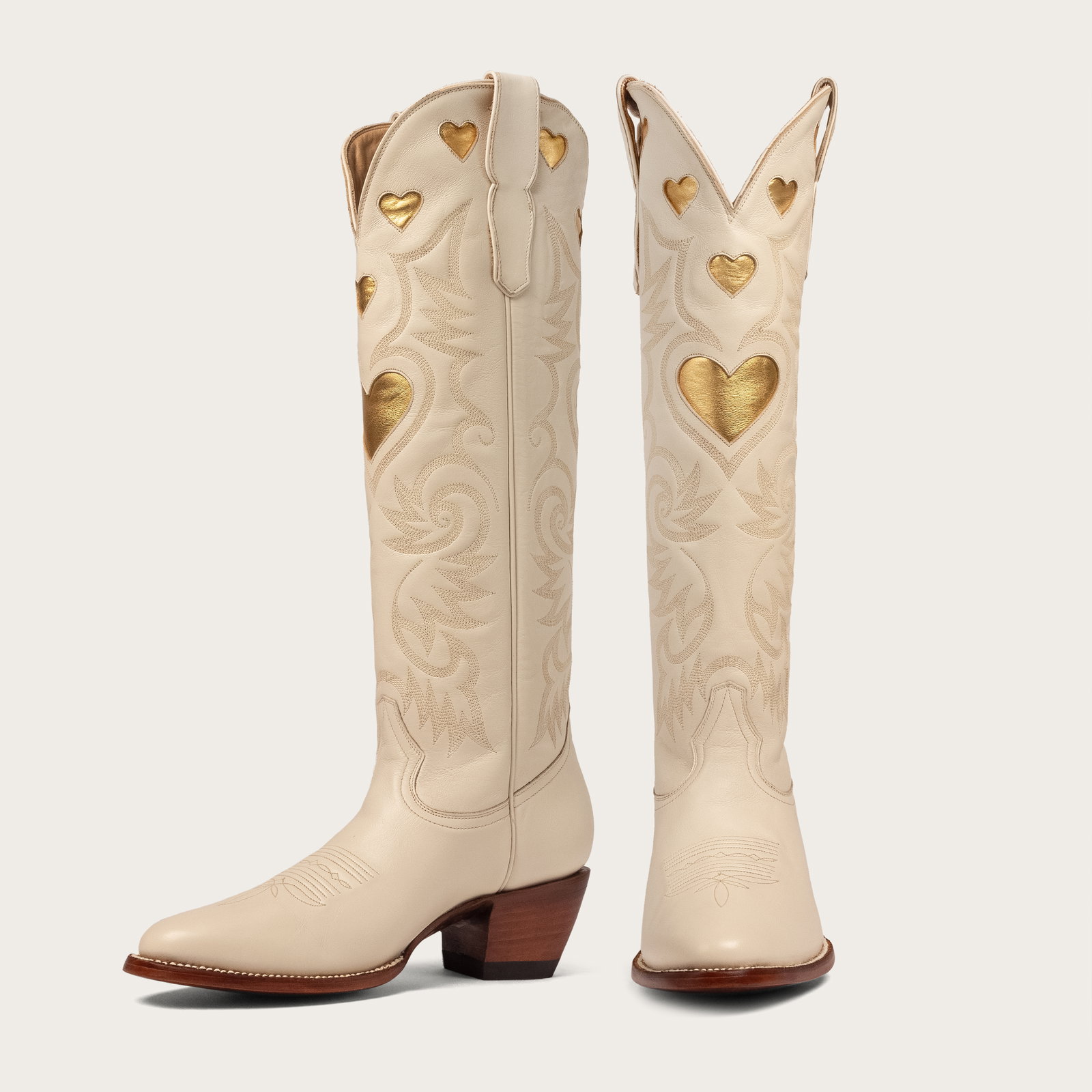 The Heart Boot Bone and Gold
