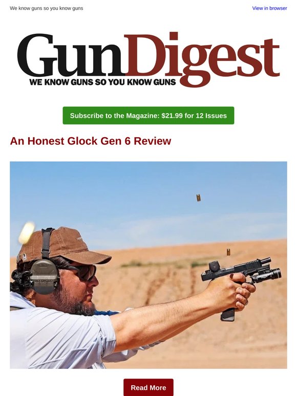 An Honest Glock Gen 6 Review | Bullet Velocities & Ballistic Coefficients | New Wilson Combat BULWARK | And More!