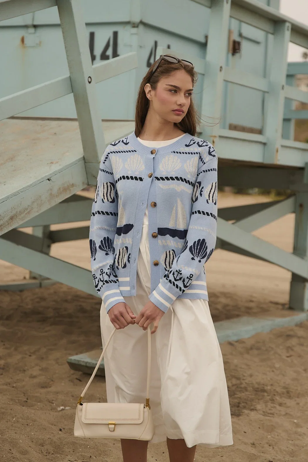 Image of Sail Away Button Down Cardigan