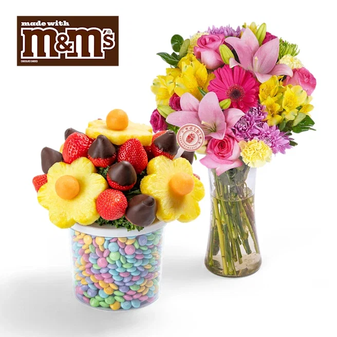 Flowers Gift Set<br>With M&M'S®