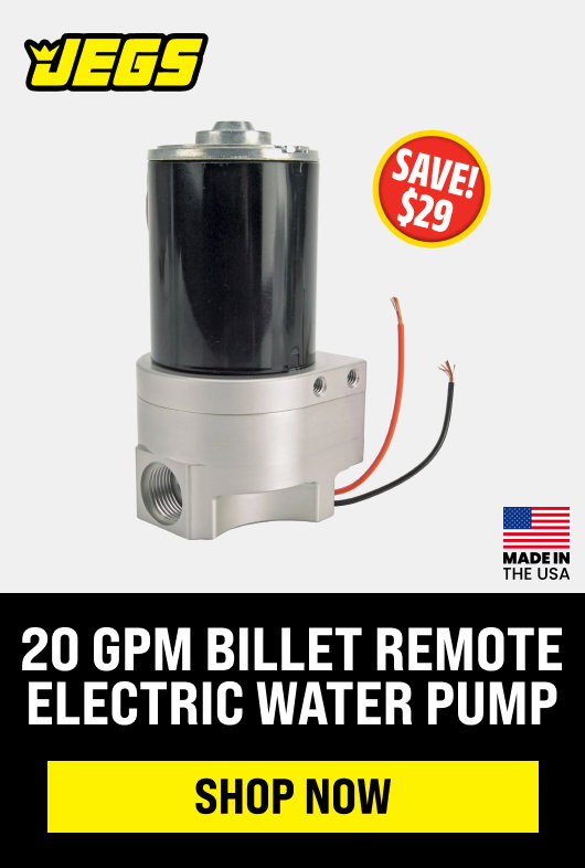 20 GPM Billet Remote Electric Water Pump