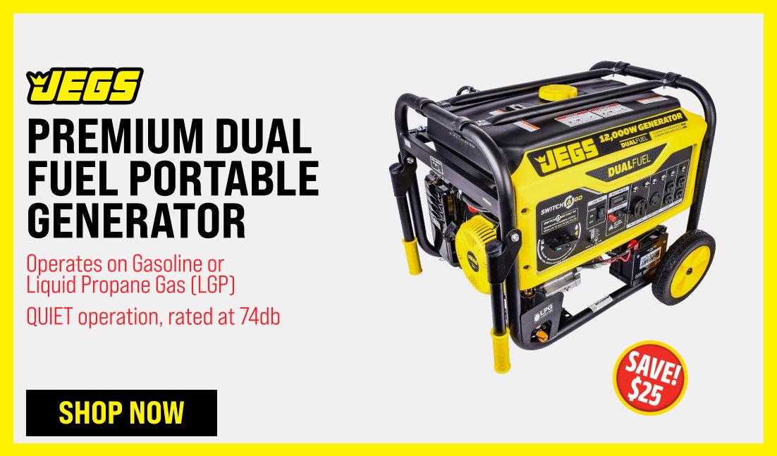 Premium Dual Fuel Portable Generator