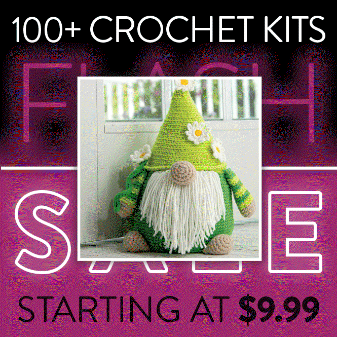 100+ Crochet Kits Starting at $9.99