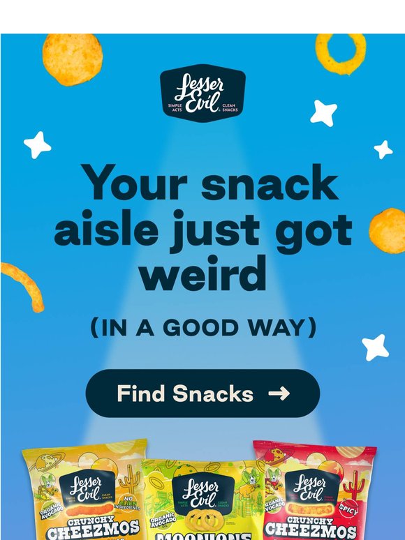 Spotted: Moonions + Cheezmos at Walmart and Kroger