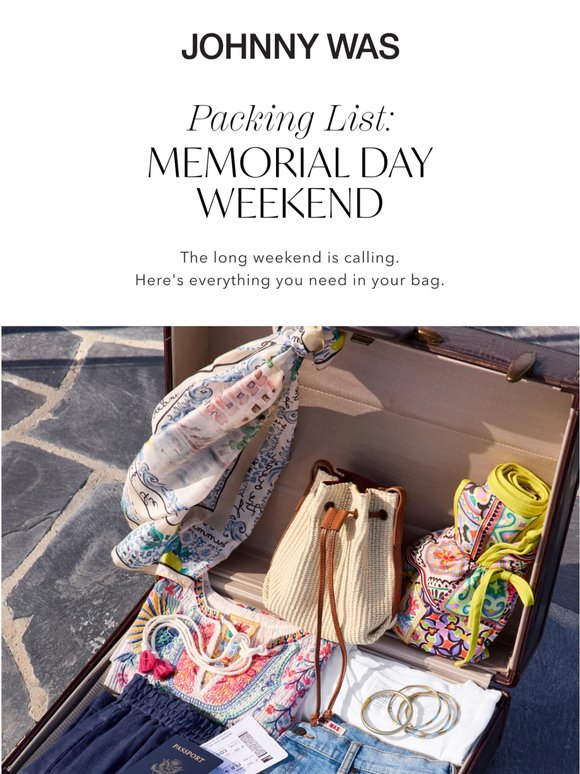Holiday Weekend Must-Haves