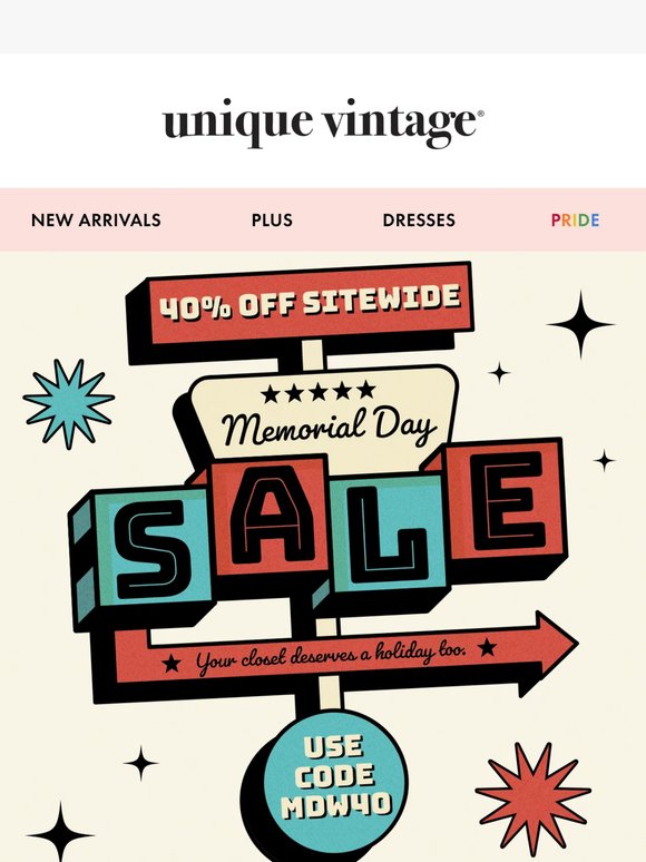 We Never Do This 👀 40% OFF SITEWIDE SALE