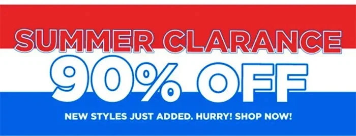 Summer Clearance Deals!
