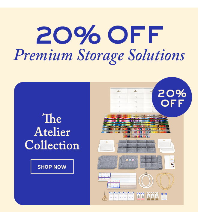 20% off Premium Storage Solutions