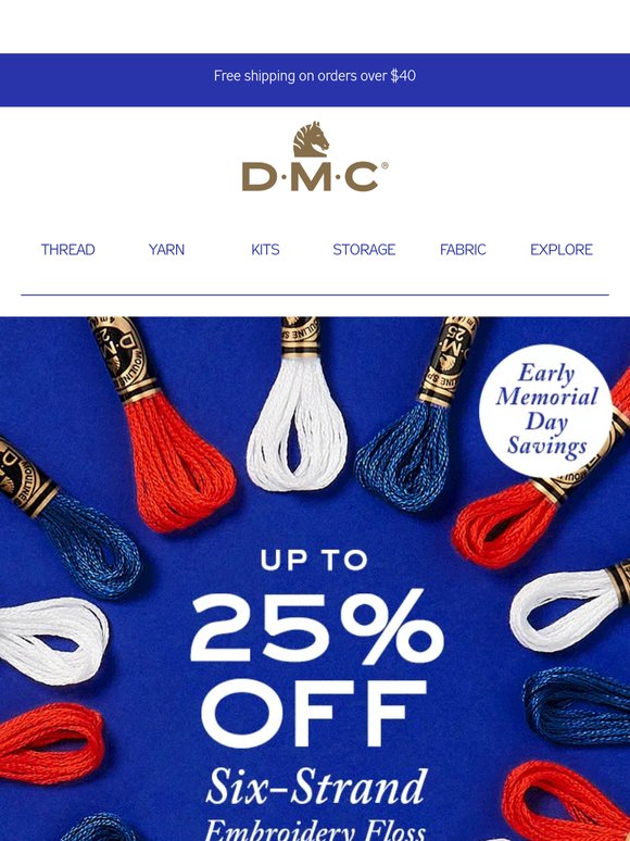 Buy More, Save More – Up to 25% off Embroidery Floss