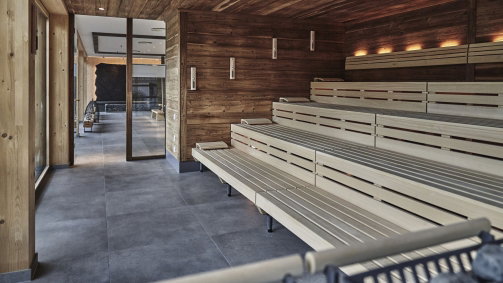 Hotel Wellnessbereich mit Sauna