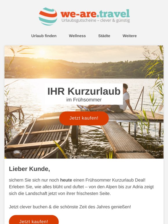 Letzte Chance: Entdecken Sie unsere Frühsommer Deals