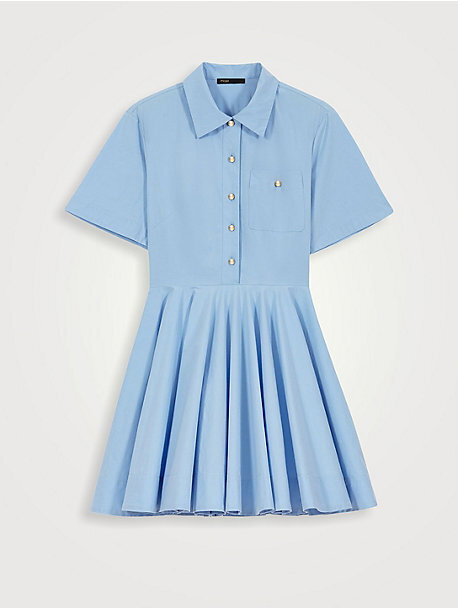 Flared Shirt Dress