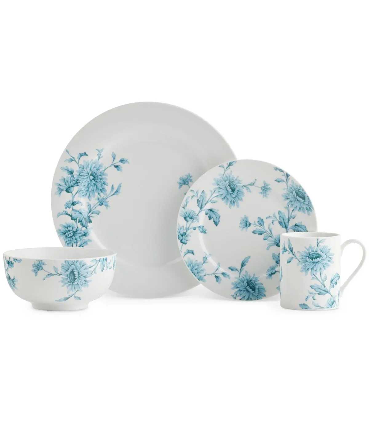 Portmeirion Home Vintage Denim 16 Piece Set