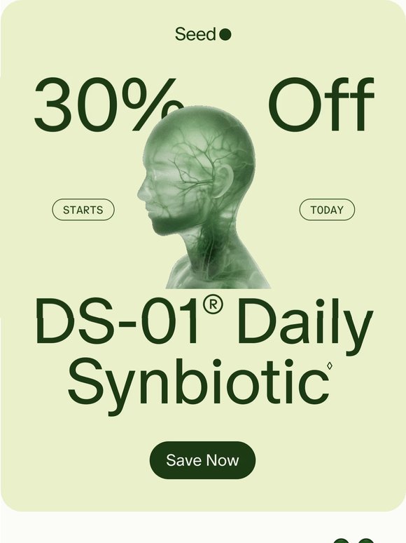 30% off DS-01® starts NOW.