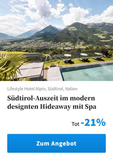 Südtirol-Auszeit im modern designten Hideaway mit Spa