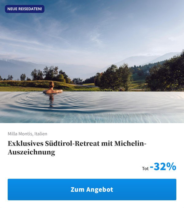 Exklusives Südtirol-Retreat mit Michelin-Auszeichnung