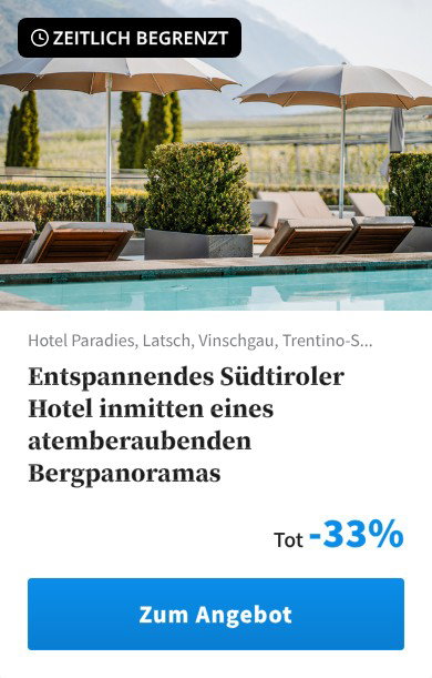 Entspannendes Südtiroler Hotel inmitten eines atemberaubenden Bergpanoramas