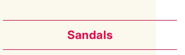 sandals