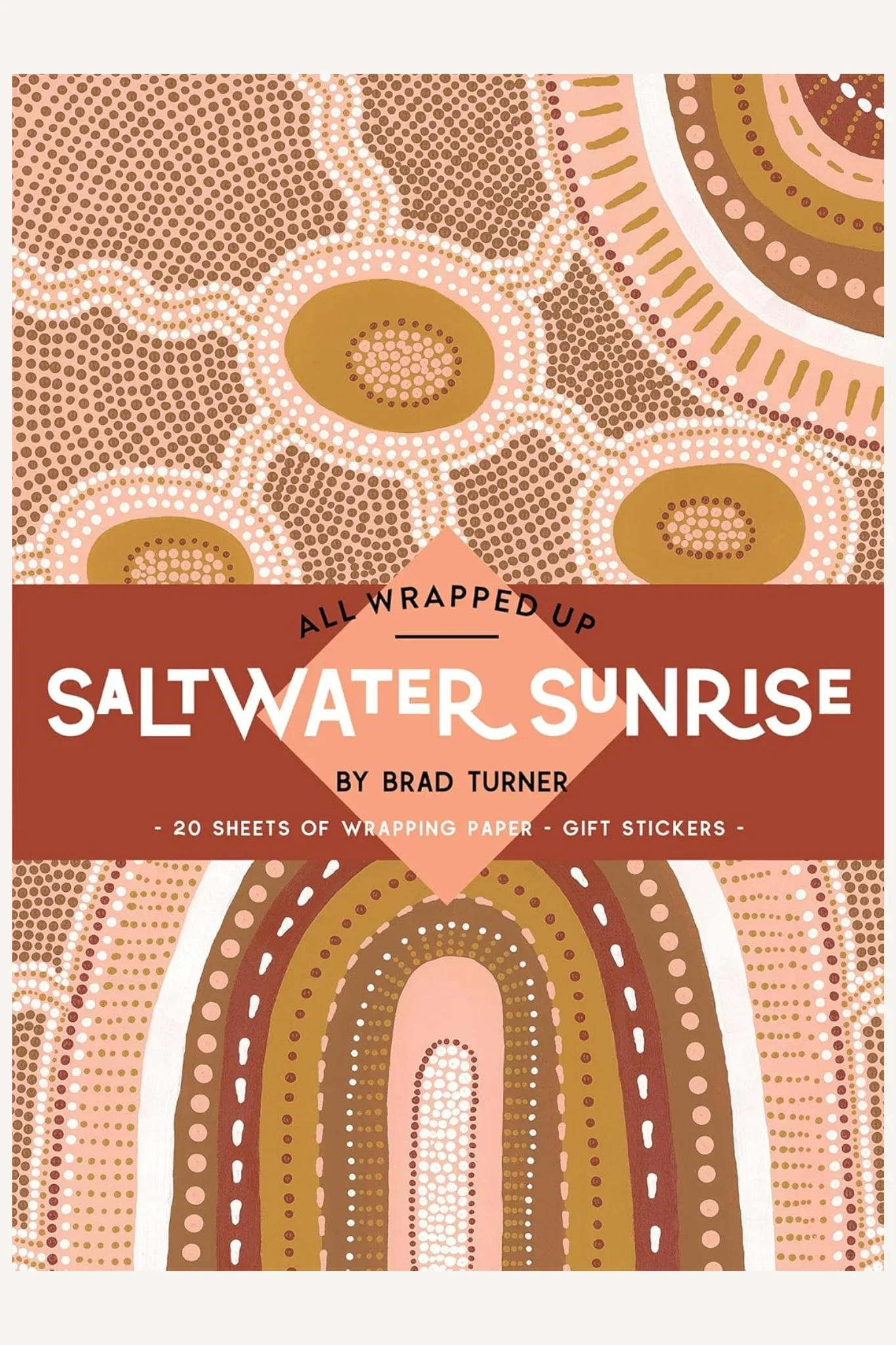 Image of All Wrapped Up: Saltwater Sunrise by Brad Turner: A Wrapping Paper Book