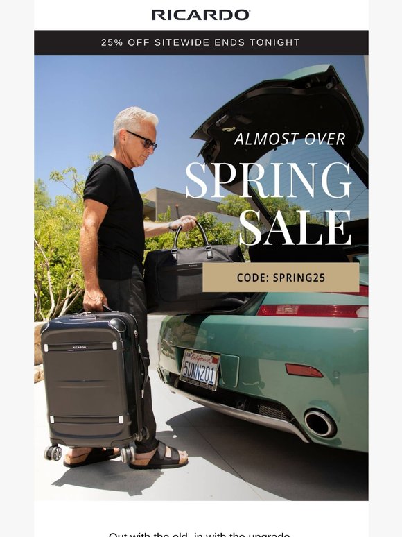 Almost Over 🌷 25% Off Spring Sale