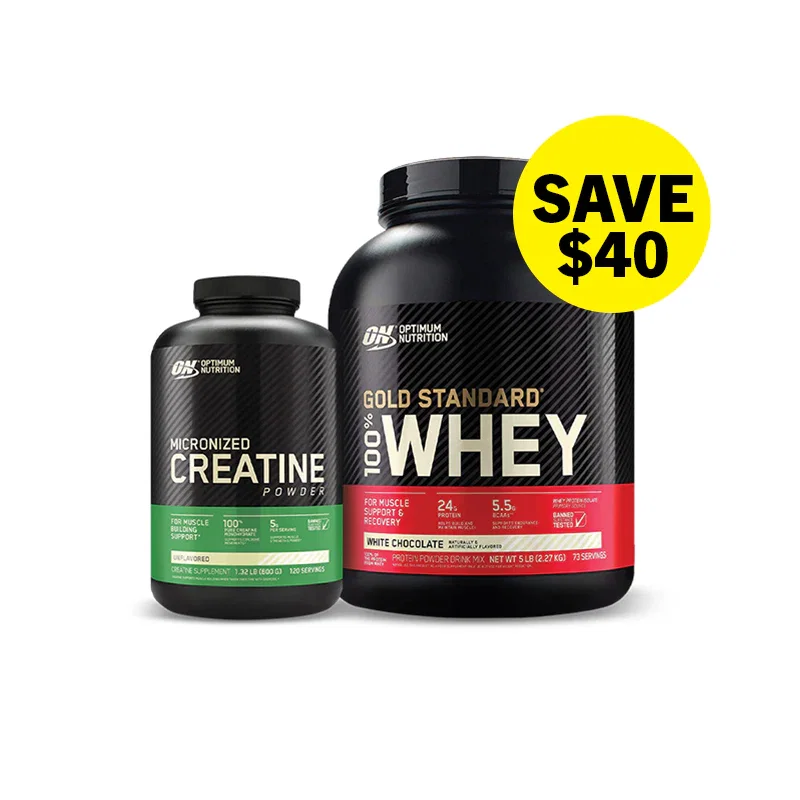 Image of Optimum Nutrition Gold Standard Whey 5LB + Creatine 600g