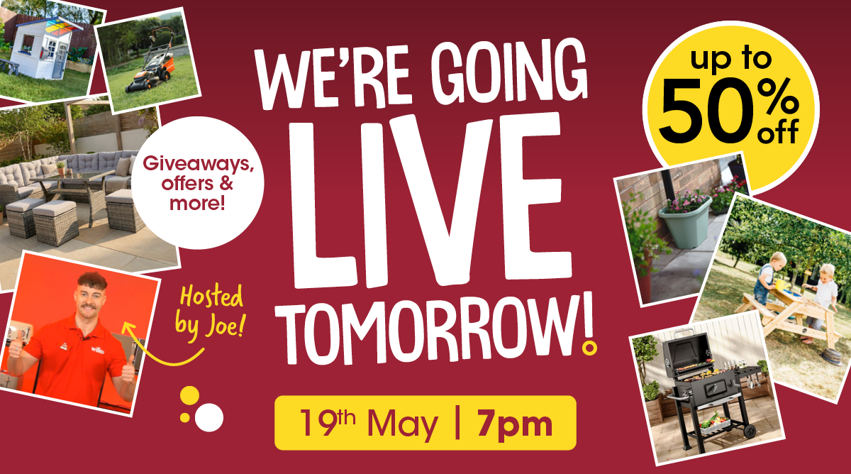 We're going live tomorrow, 19th May 7pm