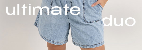 YOURS Curve Bleach Blue Denim Drawstring Shorts