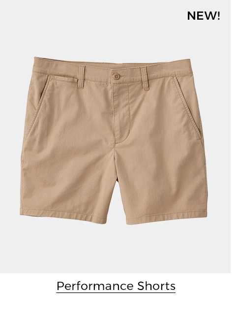 NEW Comfort Stretch Performance Shorts
