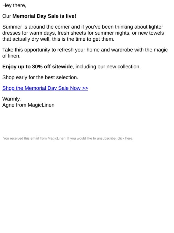 Memorial Day SALE!