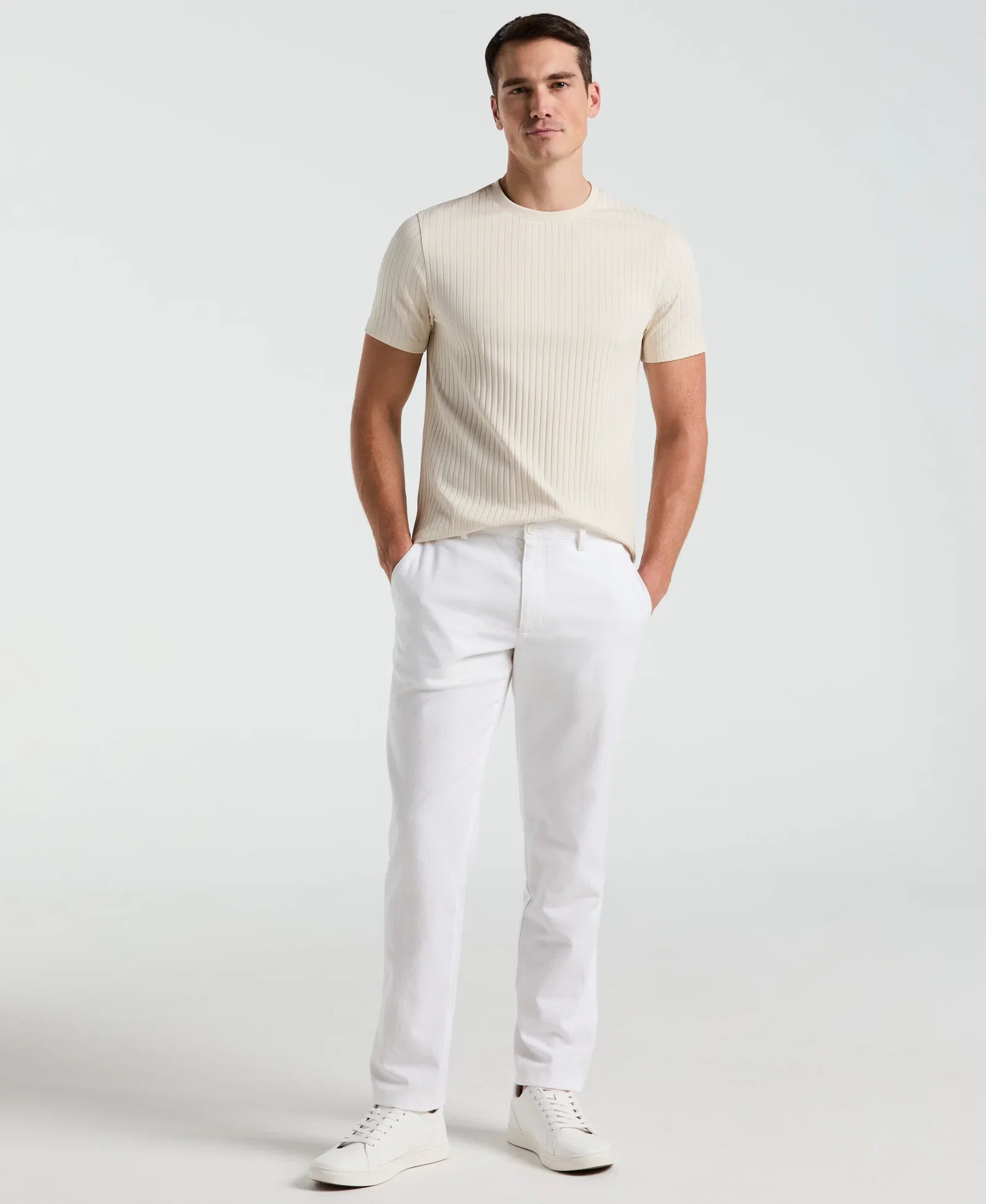 Slim Fit Double Cloth Chino Pant