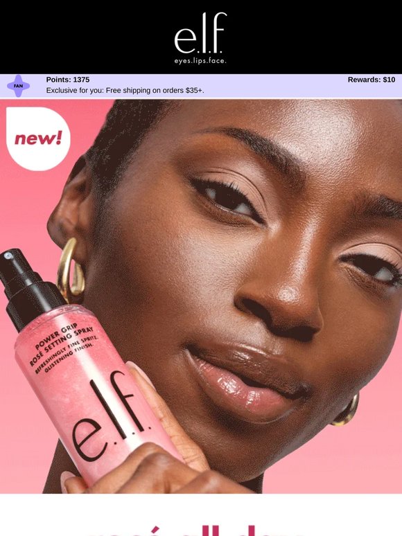 NEW! Power Grip Rosé Setting Spray 🌹