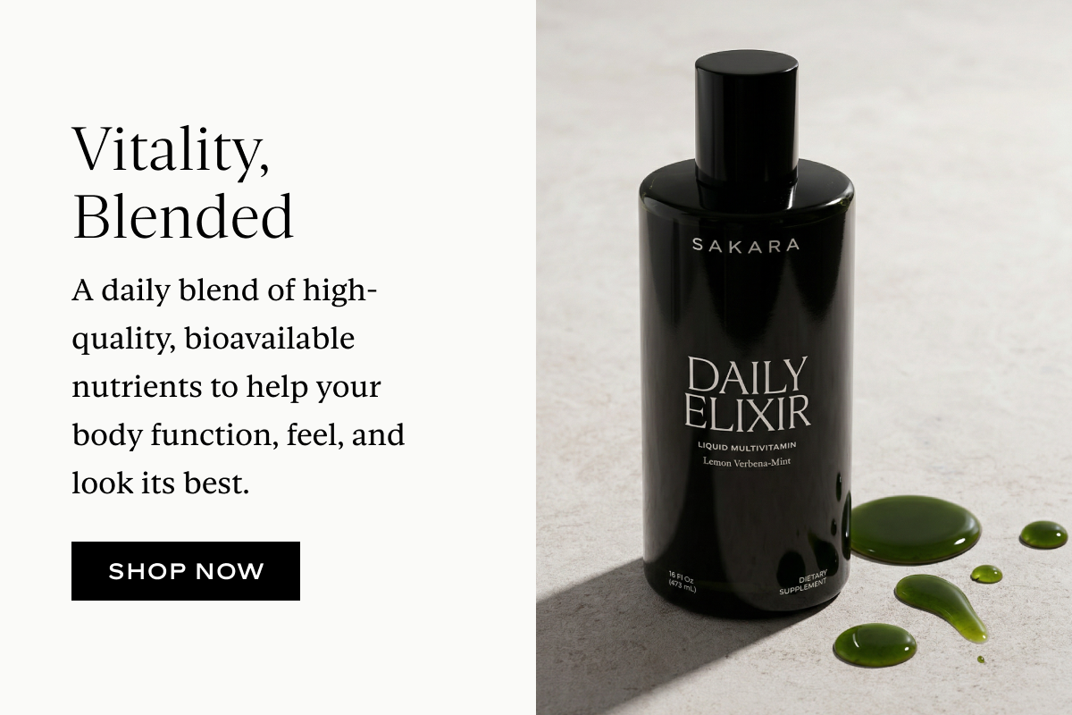 Vitality, Blended: A daily blend of high-quality, bioavailable nutrients to help your body function, feel, and look its best.