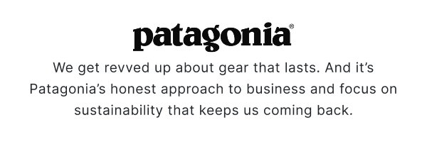 Shop All Patagonia
