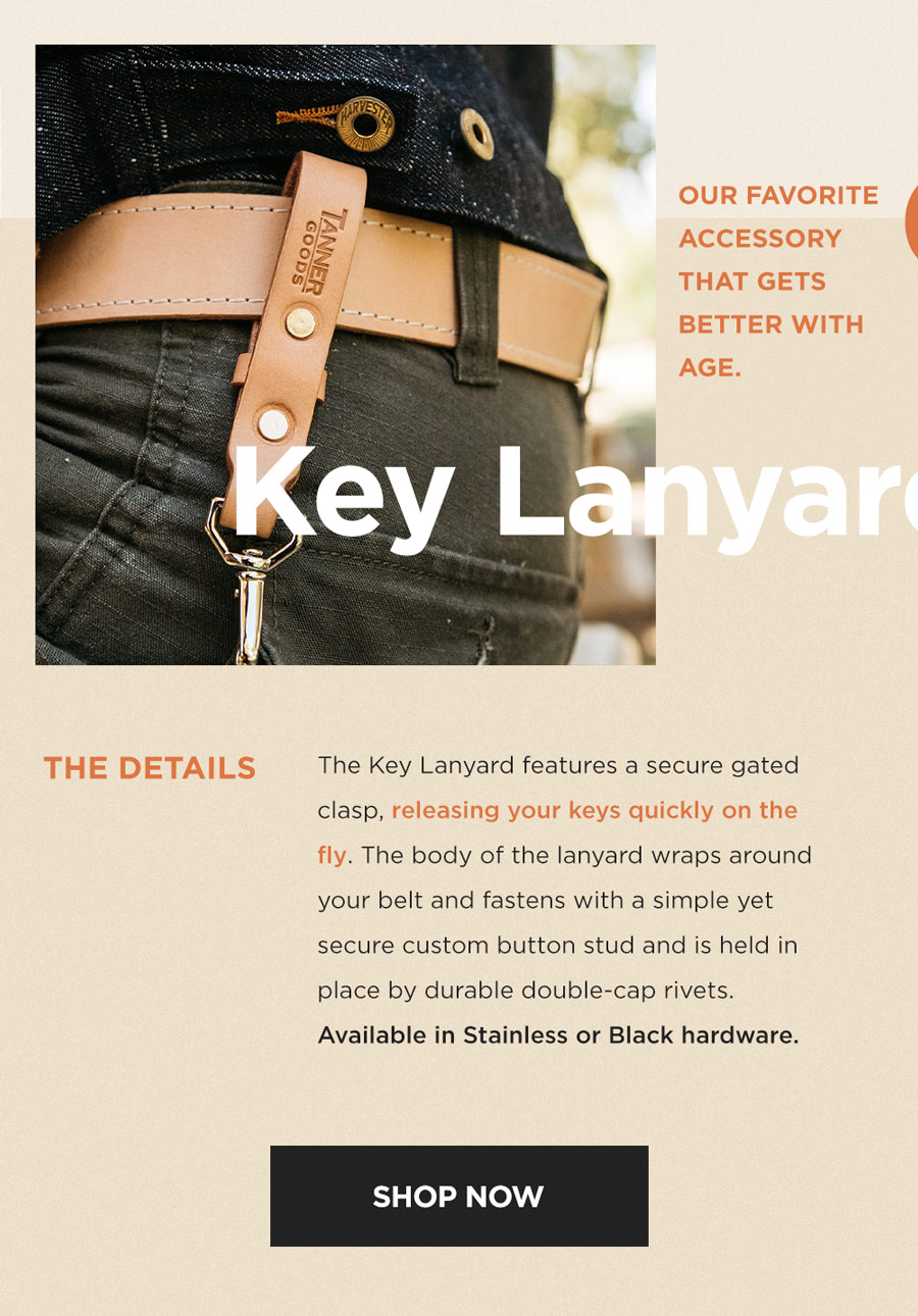 our favorite accessory that gets better with age.