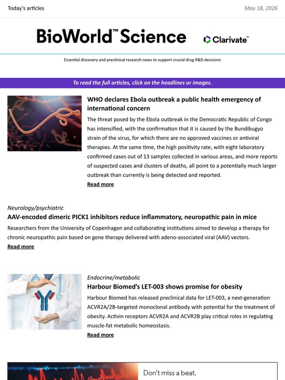Full edition: Harbour Biomed’s LET-003; preclinical data on GPX-002 and more
