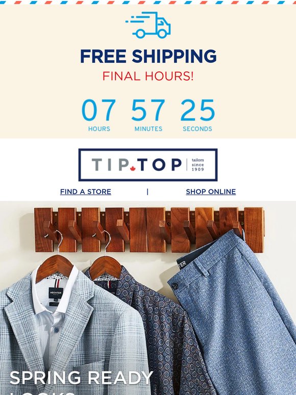 FINAL HOURS! Free Shipping, No Minimum Sitewide