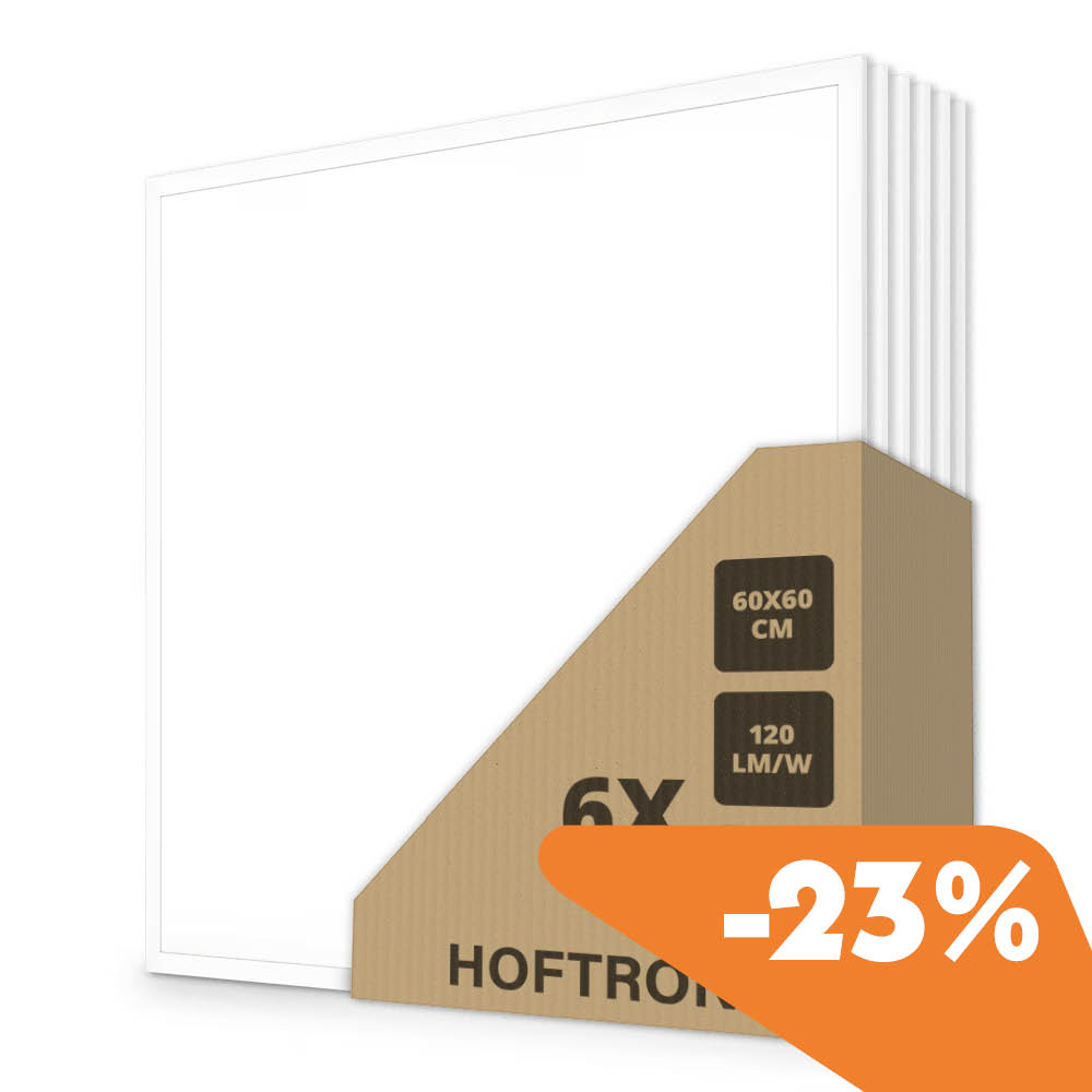 Set of 6 LED panels with a 23% discount