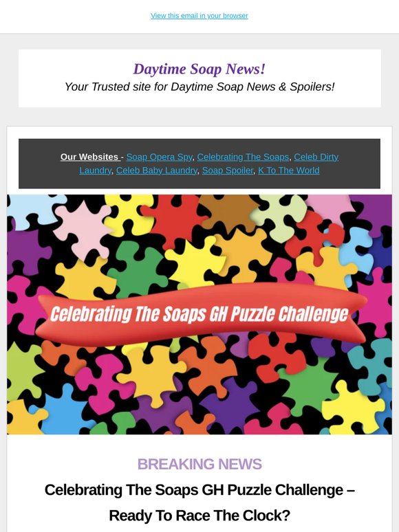 GH Puzzle Challenge – Ready To Race The Clock?