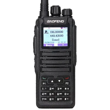 BAOFENG DM-1701 Digital Mobile Radio UV 136-174MHz 400-520MHz 2200mAh Analog Digital Ham Radio Compatible with Open GD77 DMR Two Way Radio